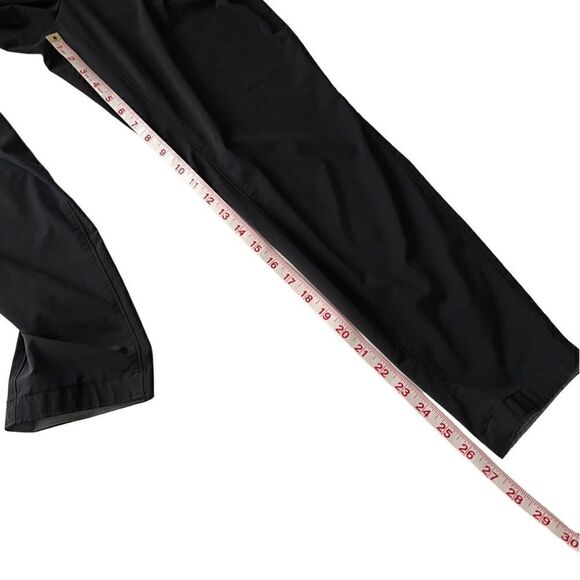 Athleta Black Drawstring Stretch Waist Athleisure Pants Size 6 - Picture 3 of 16